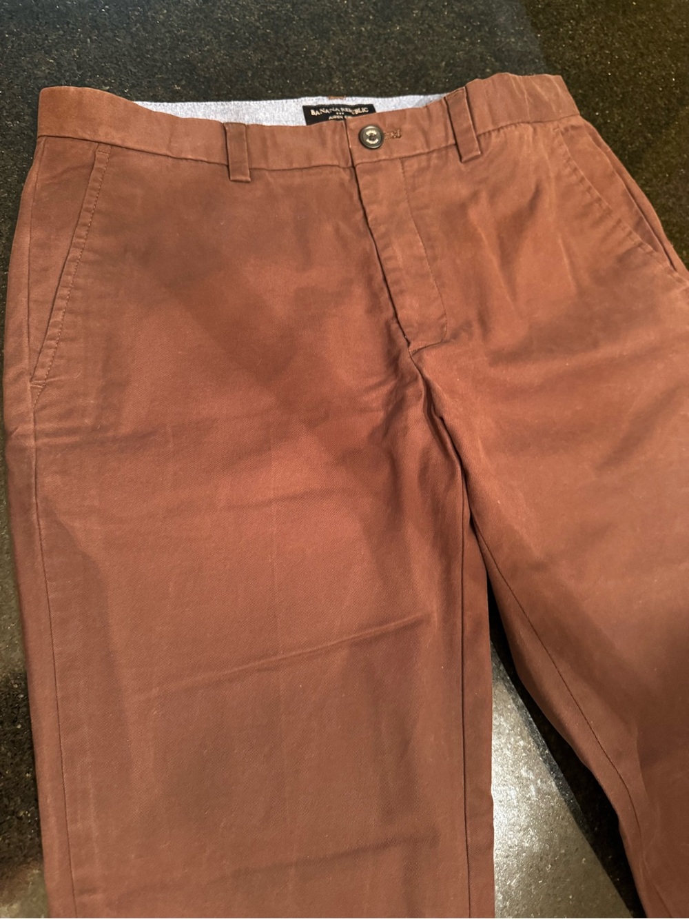 Banana Republic Men’s Rust Brown Chino Pants